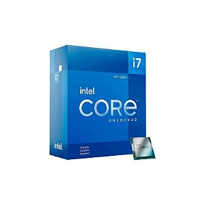 Processador Intel Core i7-12700KF LGA 1700 - 12 Núcleos, 20 Threads, 3.8GHz a 5.0GHz Turbo