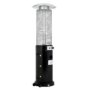 Aquecedor de Patio a Gás GLP - 13KW - Eficiente e Elegante - Preto