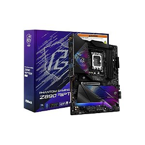 Placa Mãe Asrock Z890 Riptide Wi-Fi LGA 1851 com Suporte para DDR5