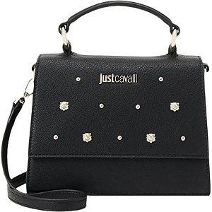 Bolsa Feminina Just Cavalli 75RA4BR1 ZS796 na Cor Preta