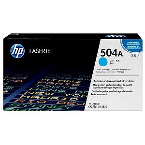 Toner Hp Ce251A 504A Cyan