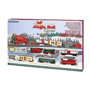 Conjunto Modelo Ferroviário Expresso Campainha Natalina Bachmann HO 00724