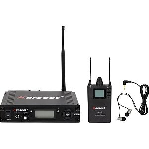Monitor Sem Fio PLL/UHF Karsect KP1R/KP1TA - Sistema de Áudio Profissional