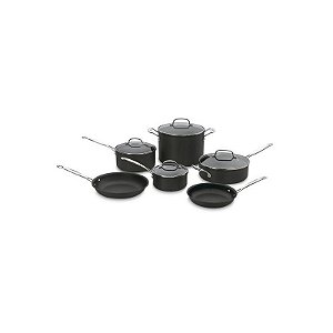 Conjunto De Panelas Cuisinart 66-10 Cor Preto - 10 Peças