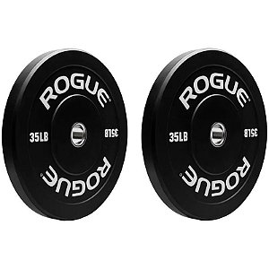 Discos de Peso Rogue Echo Bumper 35Lbs (Par) - Alta Performance e Durabilidade
