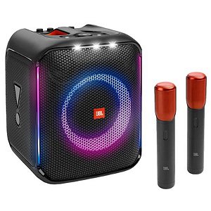 Caixa de Som JBL Partybox Encore 100W com Bluetooth e 2 Microfones - Bivolt - Preta