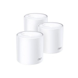 Roteador TP-Link Deco X20 Mesh Wi-Fi 6 Tri-Banda AX1800 - Pacote com 3 Unidades