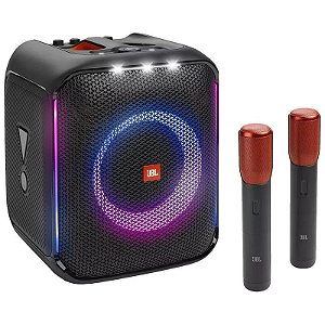 Caixa de Som JBL PartyBox Encore Bluetooth 100W c/ 2 Microfones sem Fio