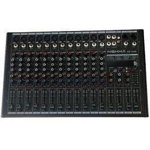 Mixer de Áudio Profissional Gold com 12 Canais Auxiliares
