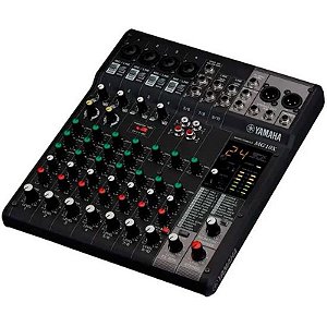 Mesa de Som Yamaha MG10X CV - Mixagem Profissional para Estúdios e Eventos