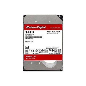 HD Western Digital 14TB WD Red Pro NAS 3.5 SATA 3 - WD142KFGX (Garantia Brasil)