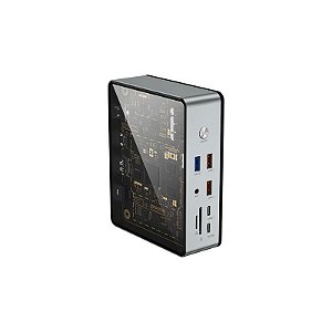 Hub USB-C Wiwu Matrix WI1601 16 em 1 - Espaço Cinza