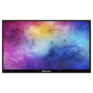 Monitor Portátil Verbatim PMT-17 17.3 Touchscreen Full HD - Cor Preta