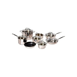 Conjunto De Panelas Cuisinart Em Aço Inox 14 Peças