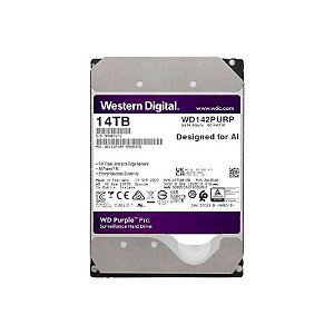 Western Digital 14Tb Wd Purple Pro Vigilância 3.5 Sata 3 7200Rpm - Wd142Purp