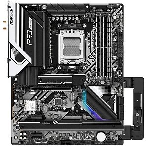 Placa Mãe ASRock X670E PRO RS AM5 - 4xDDR5, PCI-E, HDMI, DP, M.2, USB-C