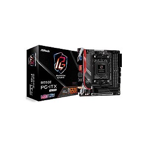 Placa Mãe Asrock B650E PG-ITX Wi-Fi, 2xDDR5, Socket AM5, Chipset AMD B650 Mini ITX