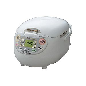 Panela de Arroz Elétrica Zojirushi Neuro Fuzzy 5.5 xícaras 110V - Branca