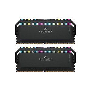 Memória RAM Corsair Dominator Platinum RGB DDR5 64GB (2x32GB) 6600MHz - Preto