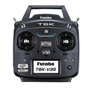 Transmissor Futaba 8CH T6K V3S T-FHSS para Helicópteros com R3008SB 2-Manete