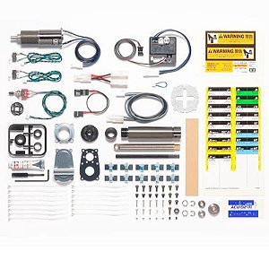 Conjunto de Atuadores Elétricos Tamiya para Reboque RC 1/14 - 56553