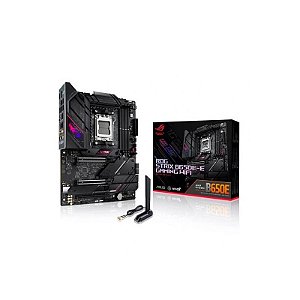 Placa Mãe Asus B650E-e ROG Strix Gaming AM5 Wi-Fi com Suporte DDR5