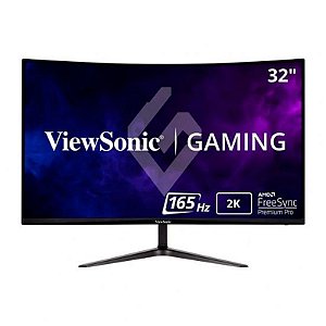 Monitor Curvo Gamer Viewsonic VX3218C-2K 32 165Hz 1ms Preto