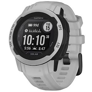 Relógio Smartwatch Garmin Instinct 2S Solar - Cinza Claro (Modelo 010-02564-01)