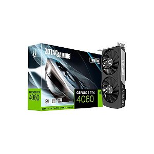 Placa de Vídeo Zotac Nvidia GeForce RTX 4060 8GB GDDR6 Twin Edge OC - ZT-D40600H-10M