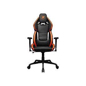 Cadeira Gamer Cougar Hotrod 3D - Design Ergonômico. Preto/Laranja