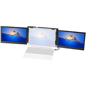 Monitor Portátil Ofiyaa P2 PRO com Tela Dupla de 13,3” para Notebook