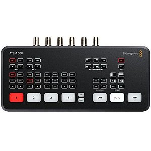 Switcher Blackmagic Atem Sdi - Controlador De Vídeo Profissional