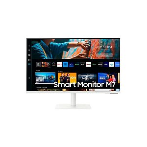 Monitor Samsung Smart M7 27 4K Ultra HD 60Hz HDMI - Branco
