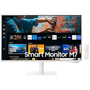 Monitor Samsung M7 27" 4K Smart com Alexa, Dex, Wi-Fi e Bluetooth - LS27CM701UNXZA