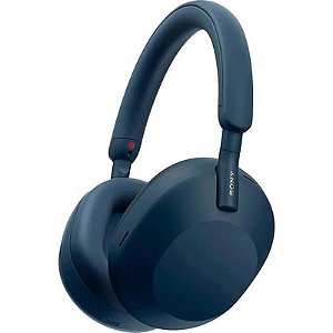 Fone de Ouvido Sem Fio Sony WH-1000XM5 Bluetooth com Microfone - Azul
