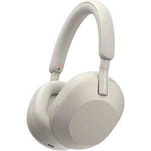 Fone de Ouvido Bluetooth Sony WH-1000XM5 com Microfone - Prata