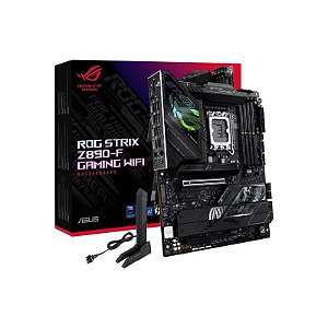 Placa Mãe Asus ROG Strix Z890-F Gaming Wi-Fi LGA 1851 / DDR5 - Alta Performance