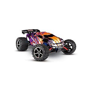 Carro Elétrico Traxxas e-Revo VXL 1/16 4WD TSM Tqi Roxo RTR 71076-8