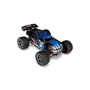 Carro Elétrico Traxxas 1/16 e-Revo VXL 4WD TSM RTR - Azul 71076-8