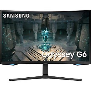 Monitor Curvo Samsung 27 LS27BG652EN 1440P HDR - Tela Preta