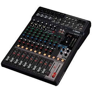 Mesa de Som Yamaha MG12X CV Profissional - Mixer de Áudio Compacto e Versátil
