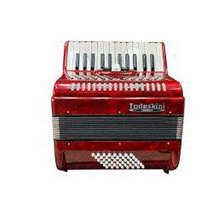 Gaita Acordeon Todeskini 48 Baixos 3 Registro