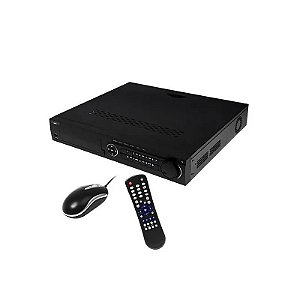 Gravador Vídeo Vizzion 8 Canais Full HD HDMI USB VGA Ethernet Bivolt - Preto