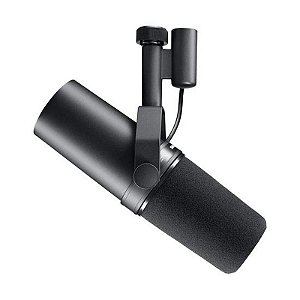 Microfone Dinâmico Shure SM7B - Profissional com Alta Qualidade de Som - Preto