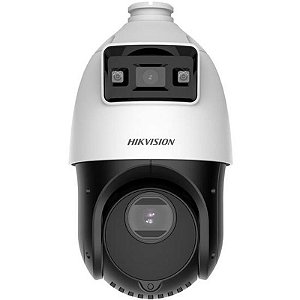 Câmera de Vigilância PTZ IP Hikvision DS-2SE4C225MWG-e/12 4MP - Branca e Preta