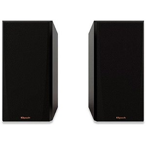 Caixa de Som Klipsch RP-500M II para Livros - Acabamento Ébano (Par)