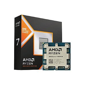 Processador AMD Ryzen 7 9800X3D Socket AM5 - 5.2GHz, 104MB Cache