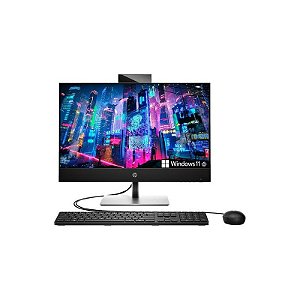 Computador All-in-One HP 440 G9 Pro - Intel Celeron G6900 - 4GB RAM - 256GB SSD - Preto