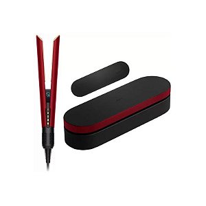 Alisador Dyson Airstrait 1600W 220V - Vermelho Veludo/Dourado
