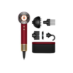 Secador Dyson HD16 Supersonic Nural Especial - Vermelho Velvet/Dourado 220V